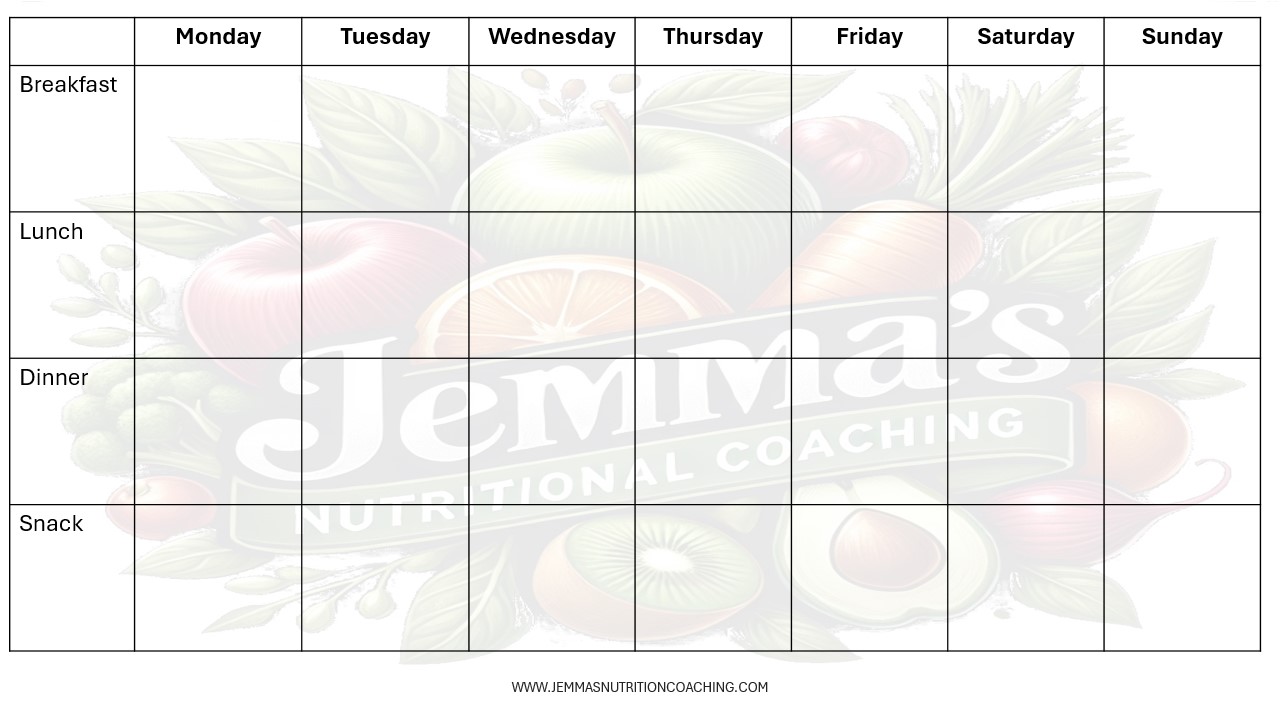 Free Weekly Meal Planner – Download Now!